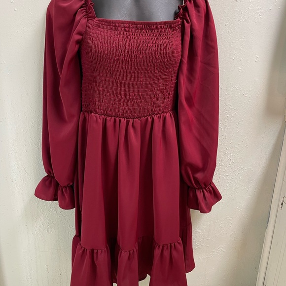 Cute dress.  Dress it up or down. Cross posted - Picture 2 of 8